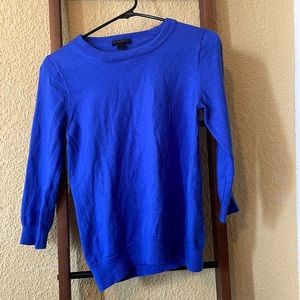 Cobalt Blue J.Crew Sweater